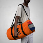I'm Dutch and I Know Things - Sporttas - Stylish Orange Duffel Bag - Gym Bag, Weekend Getaway Bag, Travel Bag, Sports Gear Carrier, Personalized Gift