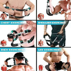 Multi functional adjustable arm strength device U-shaped chest muscle training and fitness equipment