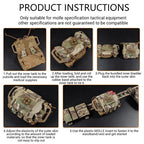 Tactical Military Pouch MOLLE Rapid Deployment First-aid Kit Survival Outdoor Hunting Emergency Bag Camping Medical Kit