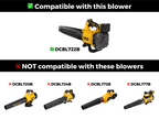 STUBBY® Car Drying Nozzle for DEWALT 20V MAX XR Gen II Leaf Blower (DCBL722B)