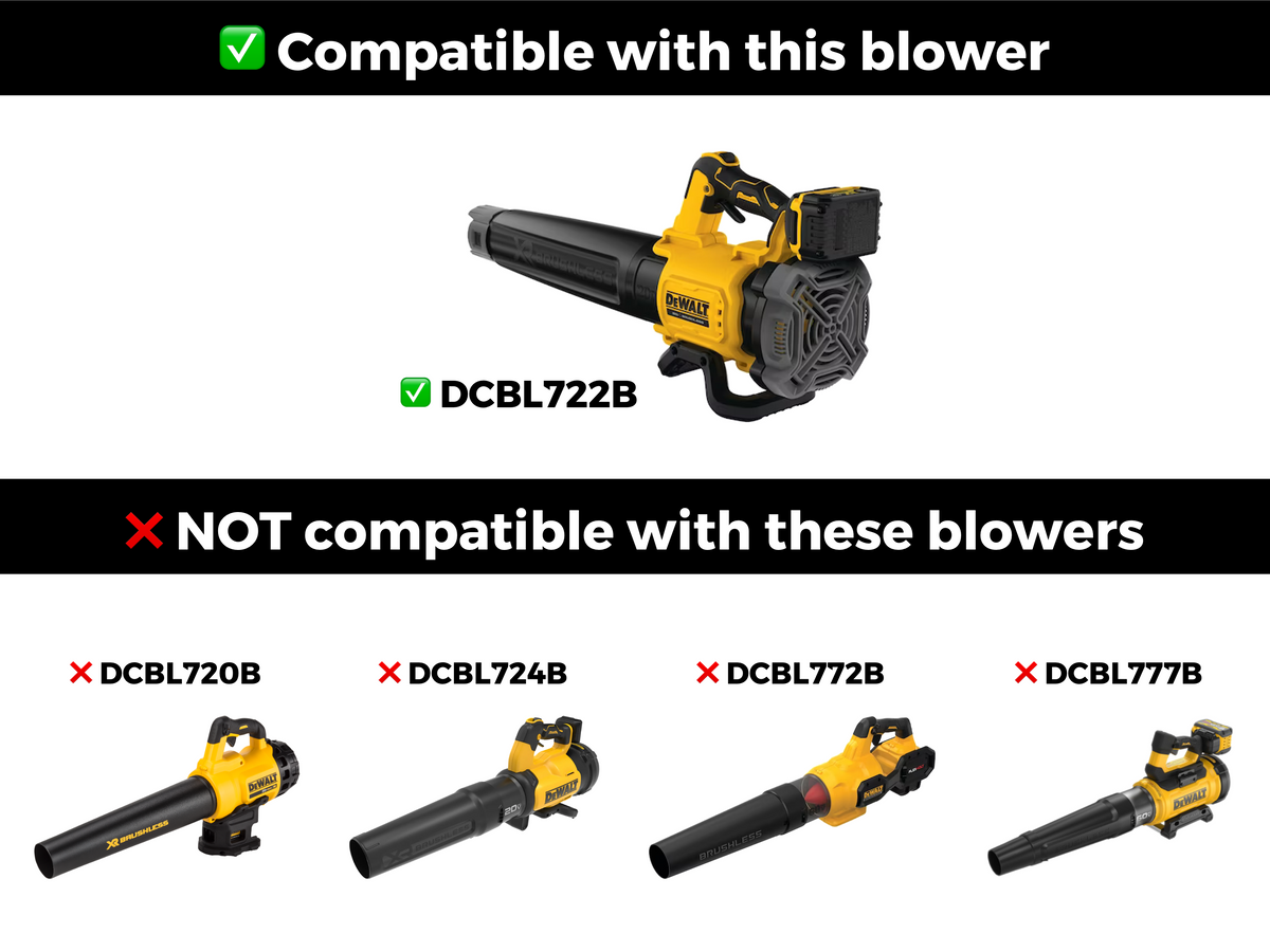 STUBBY® Car Drying Nozzle for DEWALT 20V MAX XR Gen II Leaf Blower (DCBL722B)