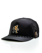 Sasquatch Black - Perforated Rope Hat