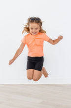 Black Twirl Shorts
