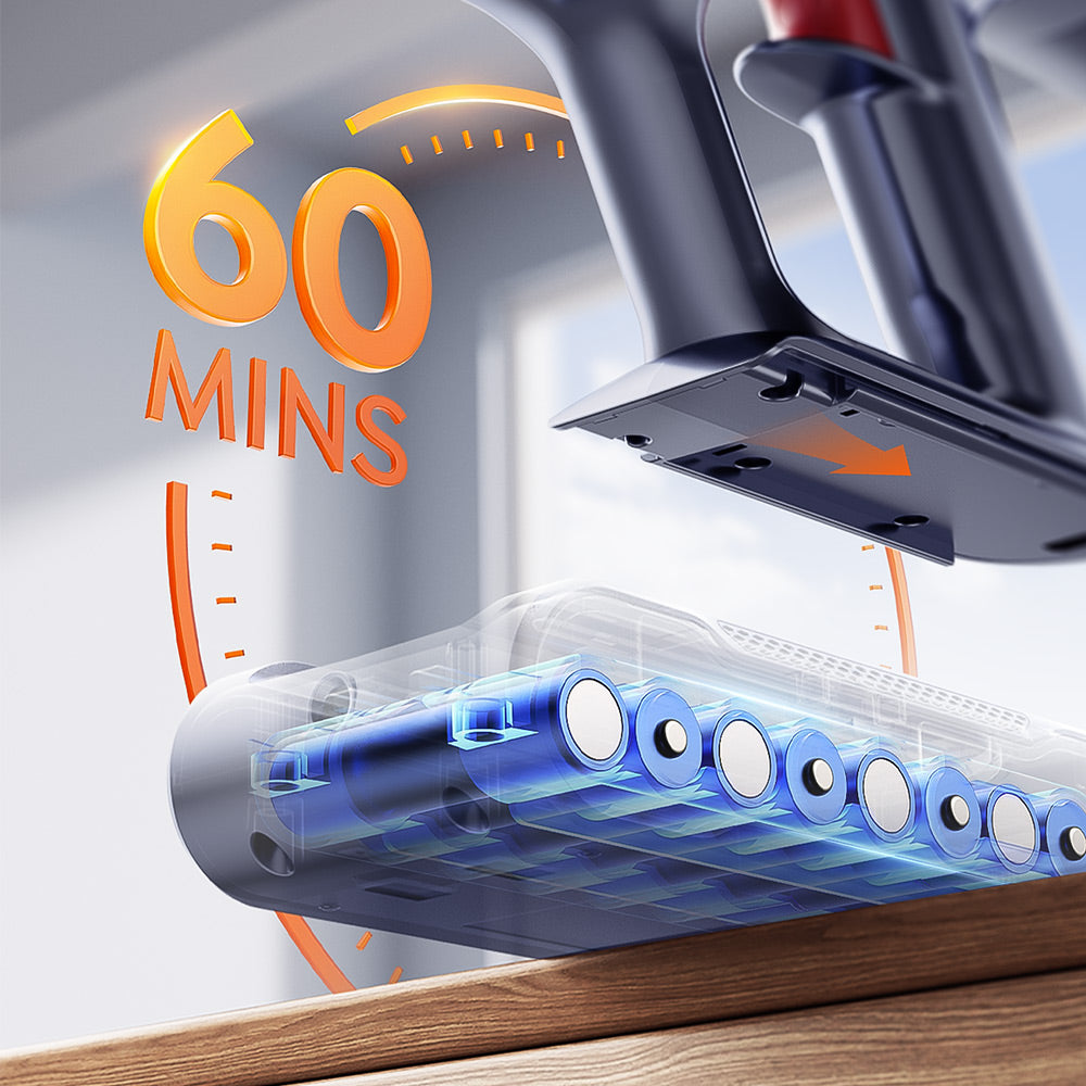【Flash Sale】Buture BP20 ZeroTangle Cordless Vacuum | 600W 55KPA