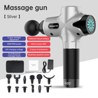 24V  Lcd Touch Adjustment 12 Gears Lcd Screen Sports Muscle Deep Tissu Fascia Mini Massage Gun With Lcd Display