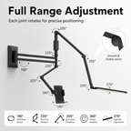 Multifunctional and Foldable work lamp---Wall mounted light