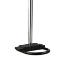 Arc Floor Lamp – Chrome Finish, Hanging Crystal Drop Shades | Modern Luxury Living Room Light