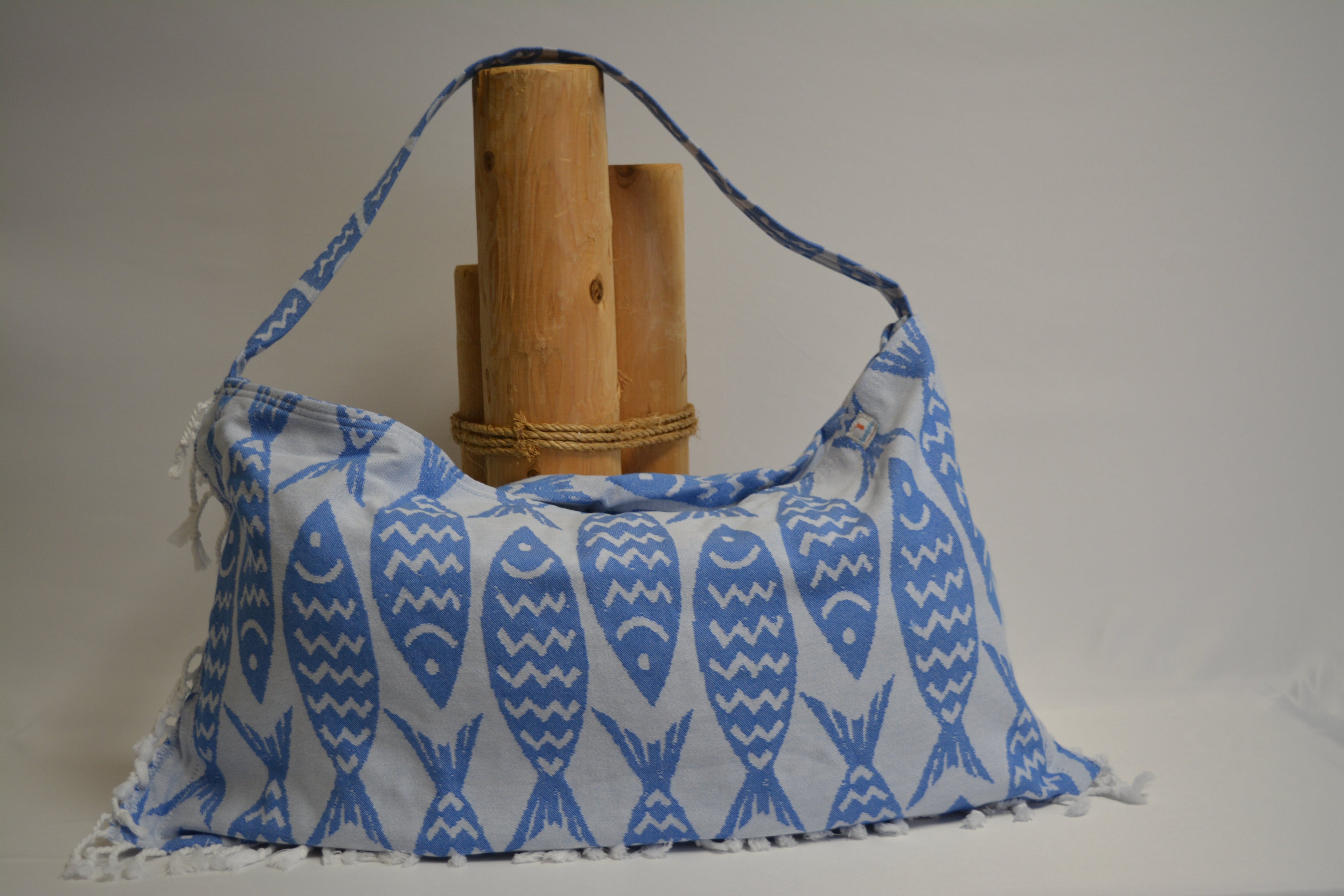 3 in 1 Turkish Cotton Beach Bag, Towel and Chair Cover (Solid Collection)