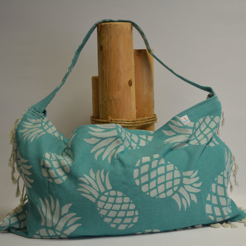 3 in 1 Turkish Cotton Beach Bag, Towel and Chair Cover (Solid Collection)