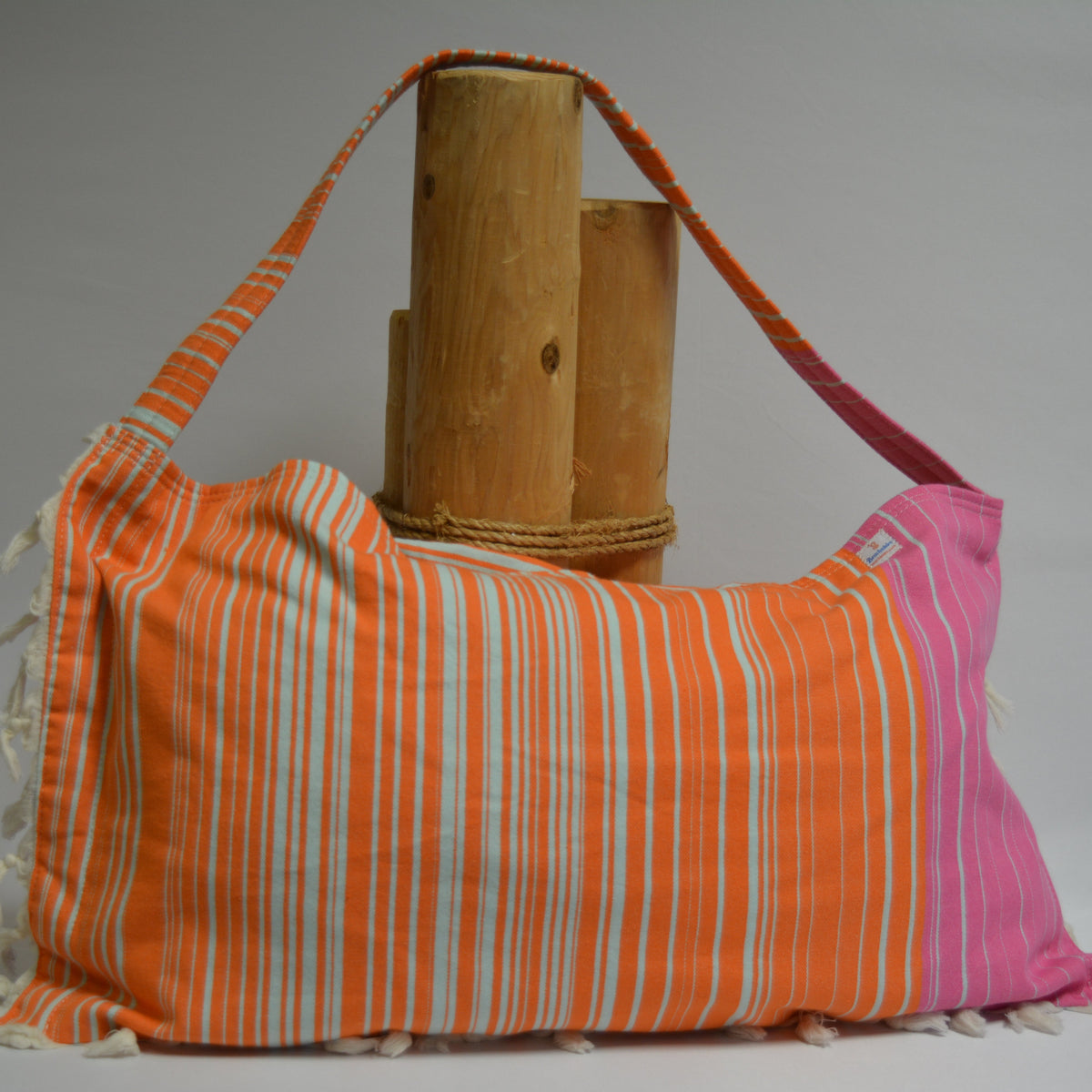 3 in 1 Turkish Cotton Beach Bag, Towel and Chair Cover (Solid Collection)