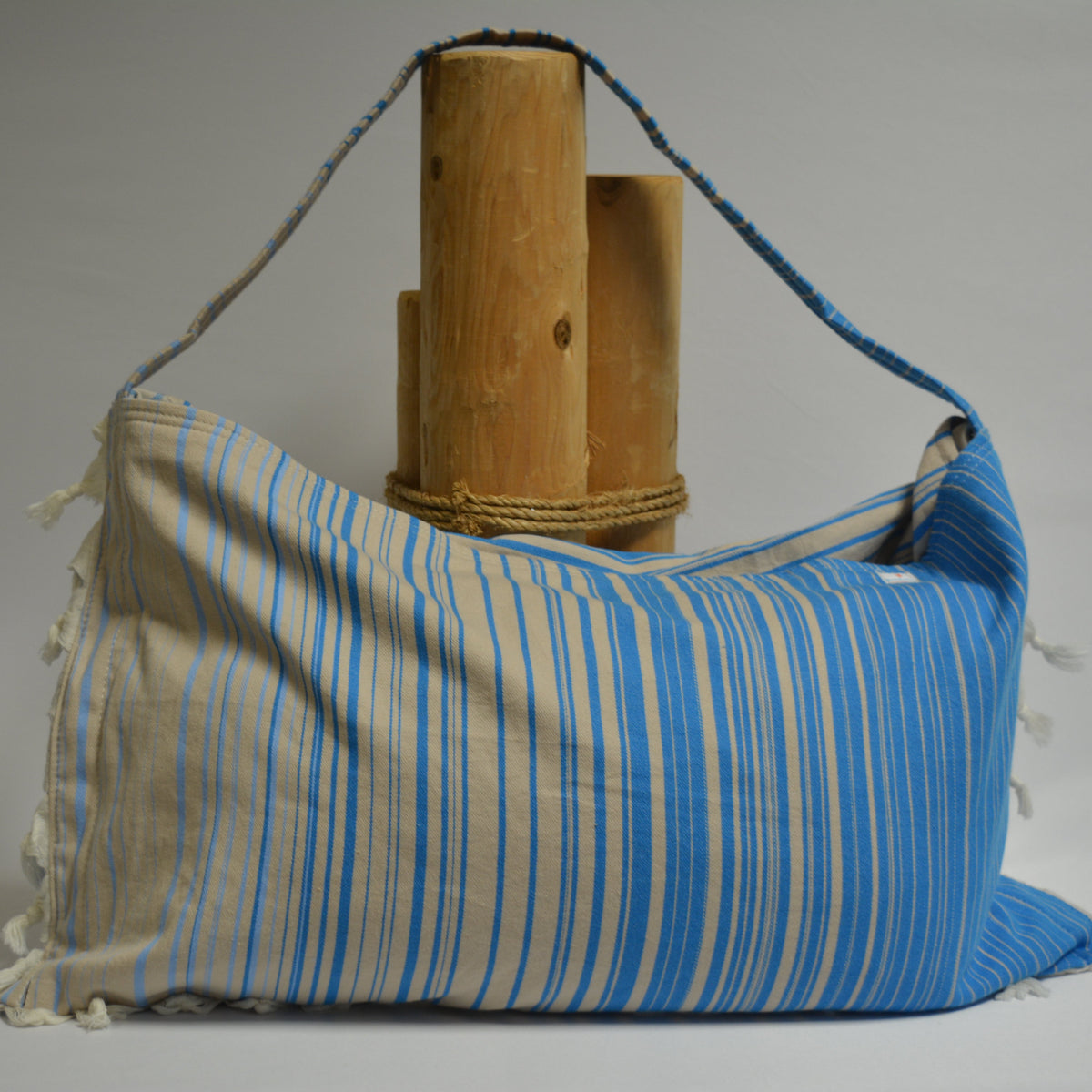 3 in 1 Turkish Cotton Beach Bag, Towel and Chair Cover (Solid Collection)