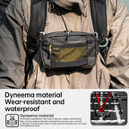 Hikeman - UHMWPE Outdoor Waist Pack for Hiking/Camping/Cycling, Phone & Gear Storage