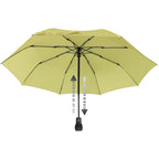 Light Trek Automatic Hiking Umbrella – Lightweight, Durable, Automatic Open/Close, Windproof Frame with Floating Compass & Backpack Carry Case