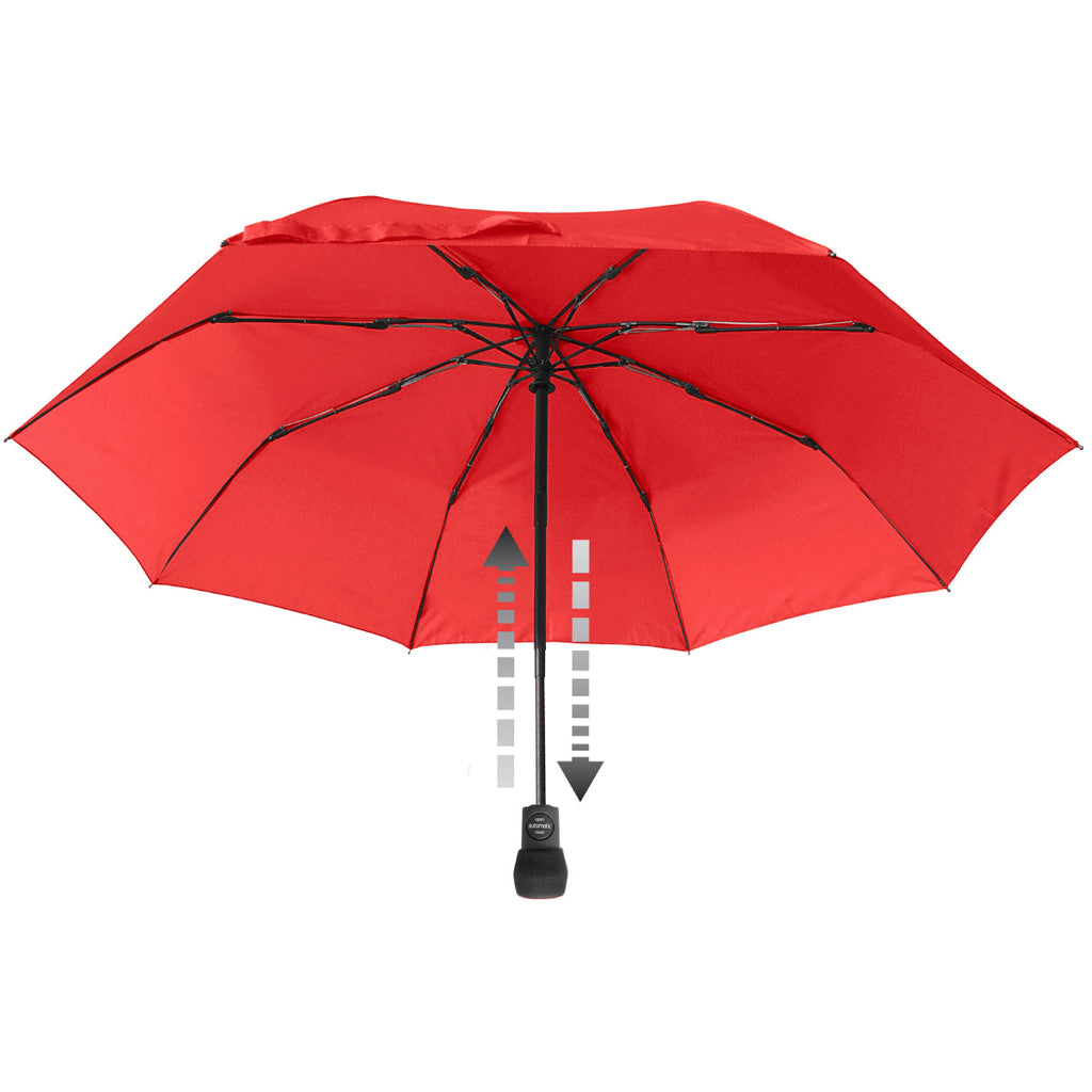 Light Trek Automatic Hiking Umbrella – Lightweight, Durable, Automatic Open/Close, Windproof Frame with Floating Compass & Backpack Carry Case