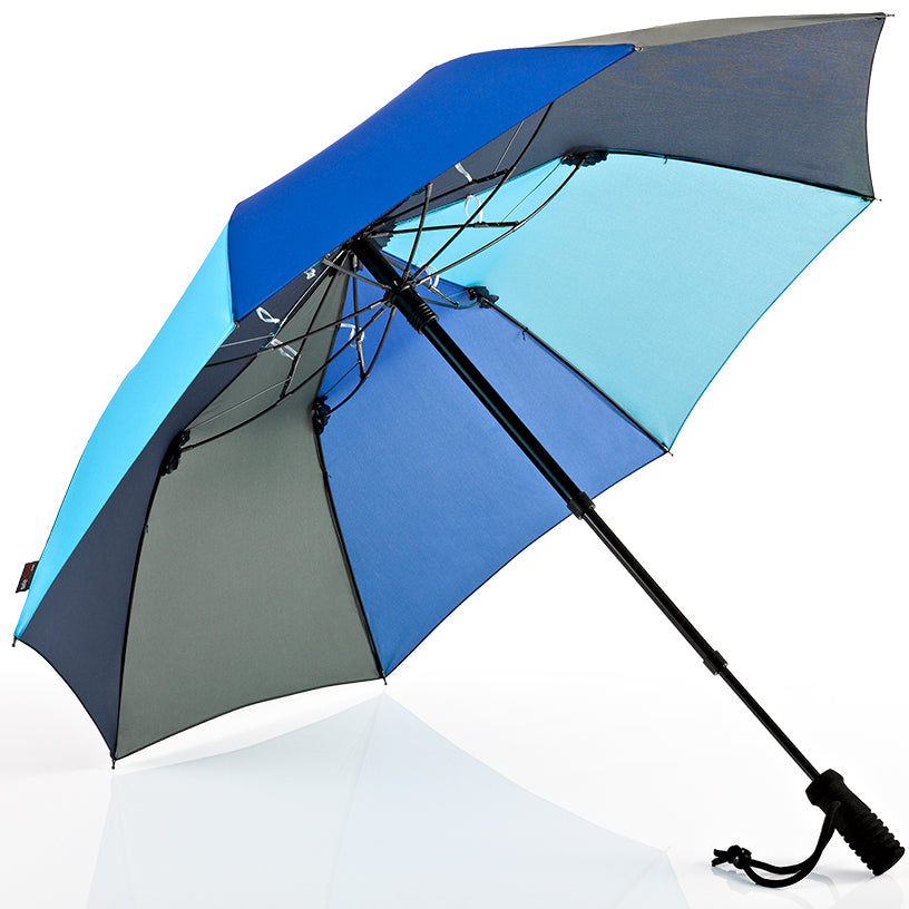 Telescope Handsfree Trekking Umbrella – Adjustable Two-Stage Telescopic Shaft, Backpack Attachment, Stormproof & Ultralight for Hands-Free Hiking and Outdoor Use