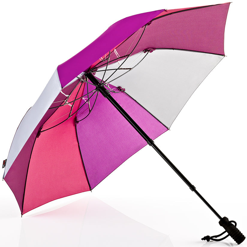 Telescope Handsfree Trekking Umbrella – Adjustable Two-Stage Telescopic Shaft, Backpack Attachment, Stormproof & Ultralight for Hands-Free Hiking and Outdoor Use