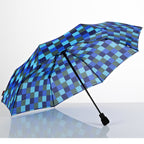 Light Trek Automatic Hiking Umbrella – Lightweight, Durable, Automatic Open/Close, Windproof Frame with Floating Compass & Backpack Carry Case
