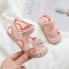 Brand Children's Cotton Sandals Comfortable Men's and Women's Slippers Delicate Baby Garden Shoes Beach Shoes Little Girl Shoes