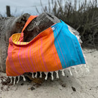 Striped 3 in 1 Turkish Cotton Beach Bag
