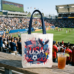 USA 2026 Soccer Cup Global Championship Tote Bag, Fans Football Gift Shopper