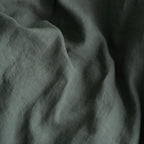 Linen Tales Forest Green Linen Duvet Cover Set