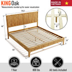Bosk Solid Wood Bed Frame