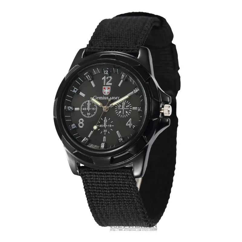 2025 Watches Men Top Brand Luxury Casual Military Quartz Sport Wristwatch Soft Nylon Band Male Clock Watch relogio masculino