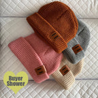 Baby Knit Beanie Hat for Boys and Girls | Warm Winter Ear Protection Cap
