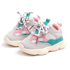 Baby Toddler Shoes New Spring Autumn Soft Bottom Patchwork Kids Sneakers Lace Up Boys Girls Sport Shoes Chaussure Enfant