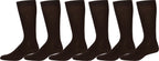 Sakkas Men's Cotton Blend Ribbed Dress Socks