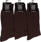 Sakkas Men's Cotton Blend Ribbed Dress Socks
