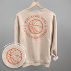 Just A Girl Who Loves Basketball (Back Print)