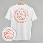 Just A Girl Who Loves Basketball (Back Print)