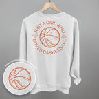 Just A Girl Who Loves Basketball (Back Print)