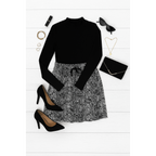 Sydney Snakeskin Jogger Skirt