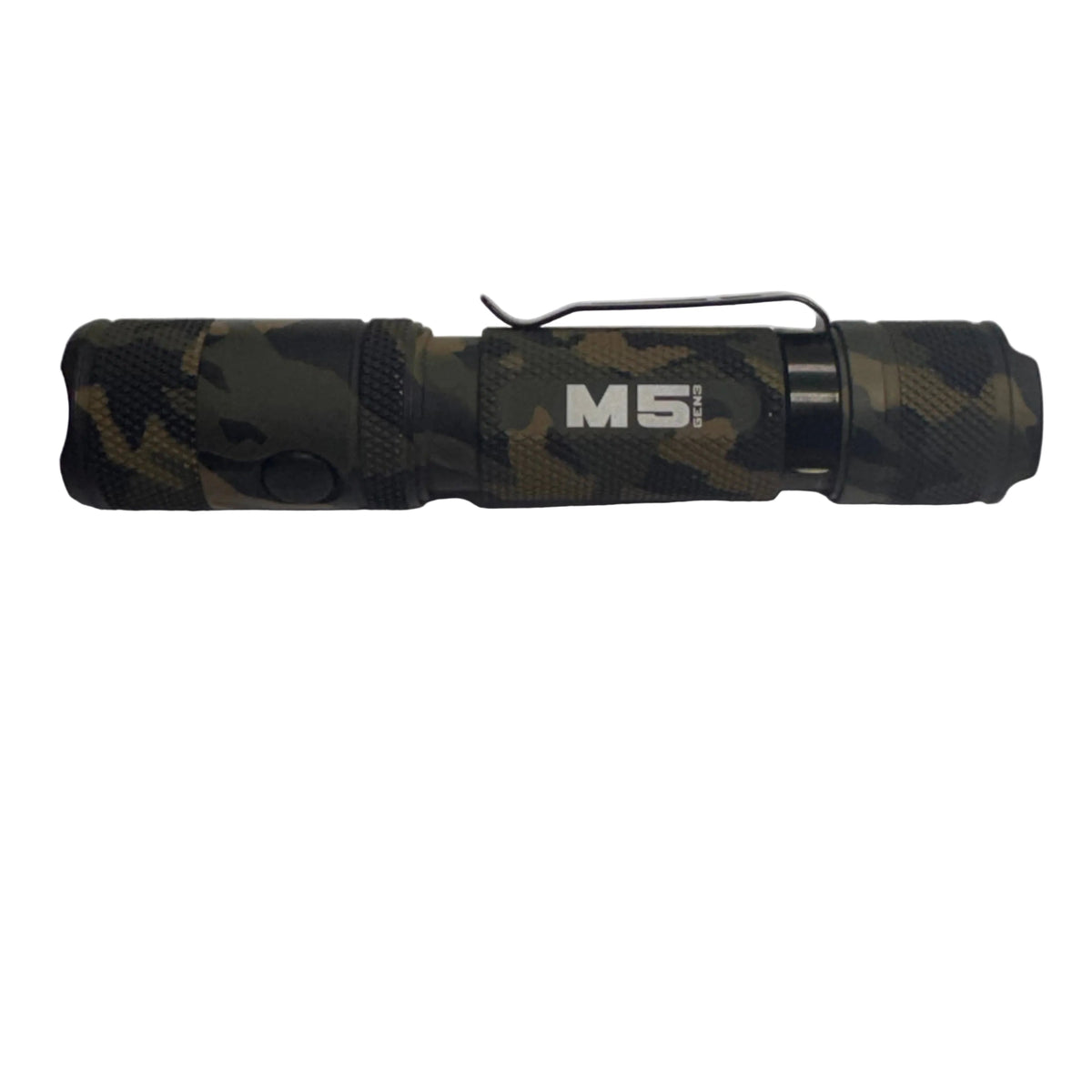 Powertac M5 Gen3 Tactical EDC Flashlight | 2030LM Super Bright | Auto-Magnetic Charge | IPX8 Waterproof & 2M Drop Resistant | 1-Inch Picatinny Mount Compatible