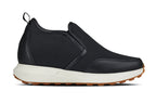 CALTO - J1433  - 3.3 Inches Taller (Black) - Casual Chunky Sole Sneaker Loafers