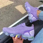 2021 Purple Sneakers Women Casual Shoes Mesh Air-Cushion Flat