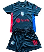 OUT of Stock - Lamine Yamal Black Barcelona Soccer Jersey Kids Toddler & Youth Sizes