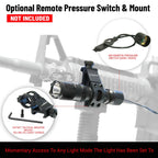 Powertac M5 Gen3 Tactical EDC Flashlight | 2030LM Super Bright | Auto-Magnetic Charge | IPX8 Waterproof & 2M Drop Resistant | 1-Inch Picatinny Mount Compatible