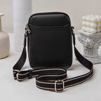Elegant Women's Bag - Simple PU Soft Phone Bag, Compact Small Shoulder Crossbody Phone Purse
