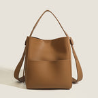 Early Autumn Women's Bag, Textured Crossbody Bucket Bag, Large Capacity Handheld Shoulder Bag