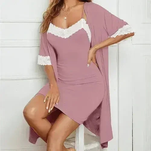 Pajama Suit Lace Women