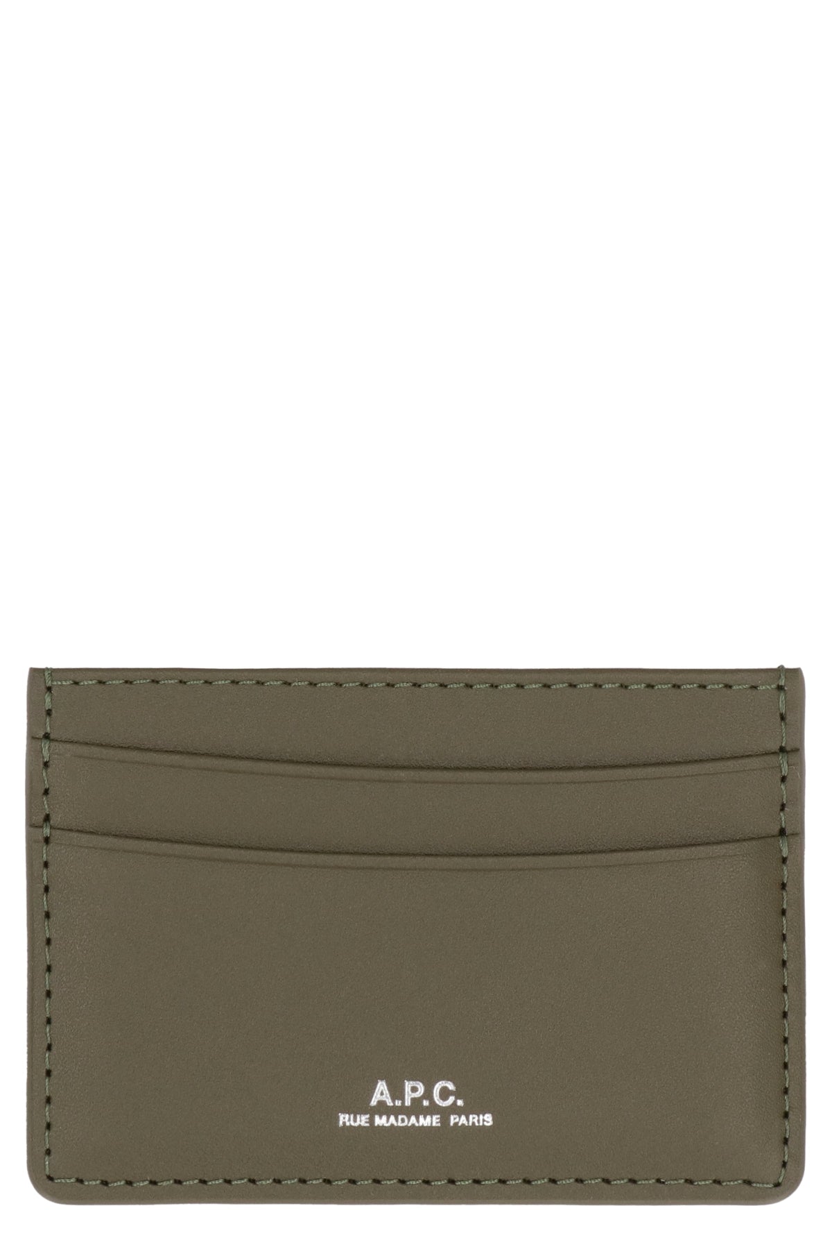 A.P.C. Mini Leather Card Holder with Four Slots