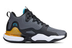 CALTO - Q392 - 3 Inches Taller (Gray/Orange) - Basketball High-Top Sneakers