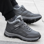 Mens Waterproof Winter Snow Boots – Warm Durable Outdoor Shoes