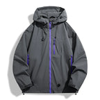 LNGXO Men Women Waterproof Hiking Jacket Trekking Camping Mountaineering Windbreaker Unisex Outdoor Sport Windproof Rain Coat