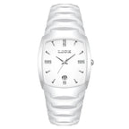 Women's Rose Gold Stainless Steel Luminous Date Slim Watch