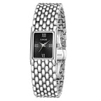 Women's Gold Rectangular Watch Stainless Steel Bracelet