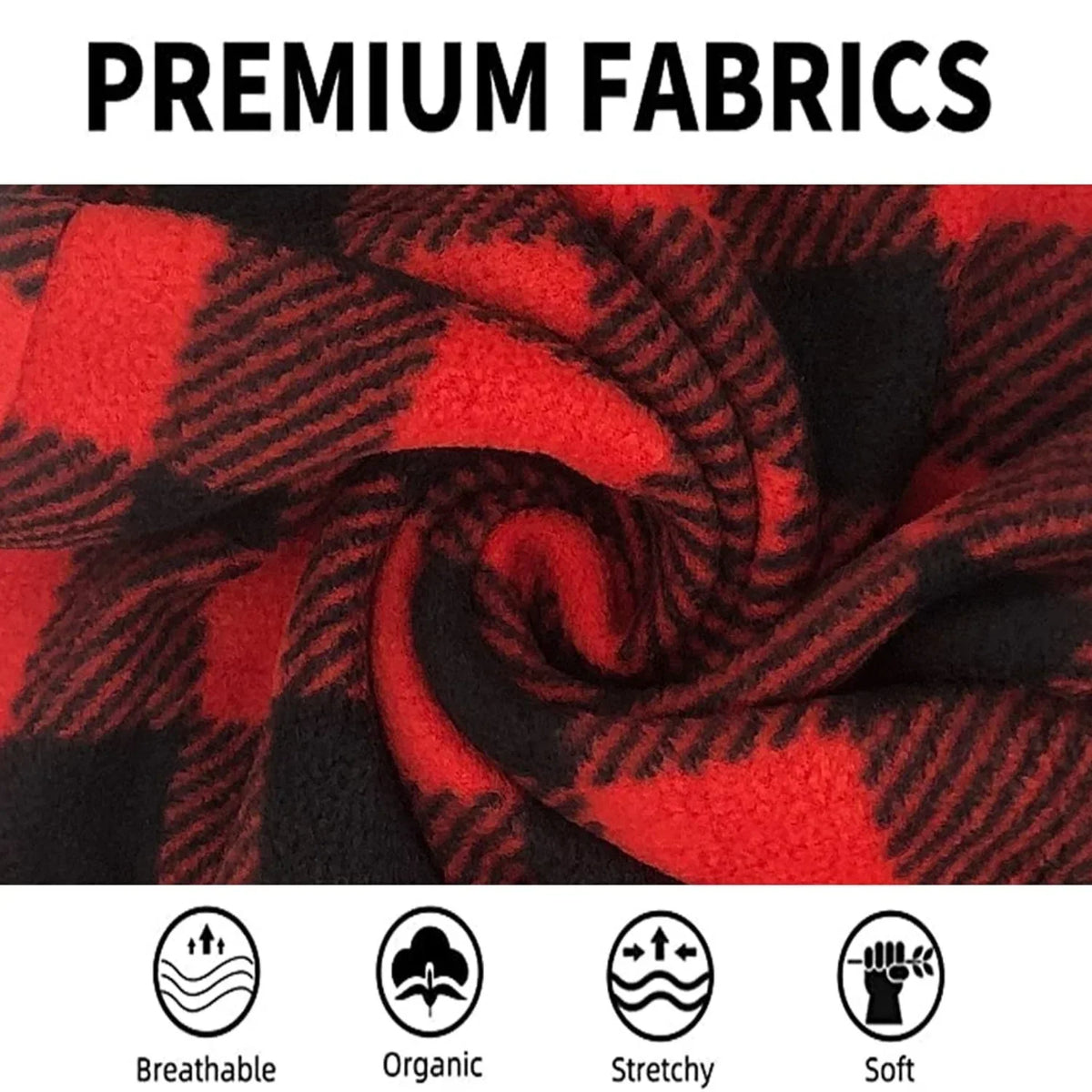 Pajama Pants for Women Fuzzy Pack Long Fleece Buffalo Plaid Pj Bottoms Soft Drawstring Lounge Sleepwear